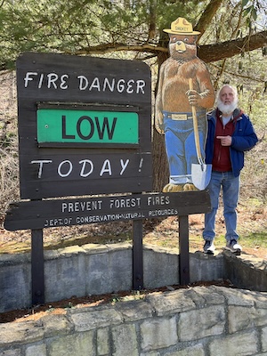 fire danger sign